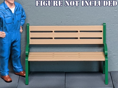 Scale park bench - 1/25,